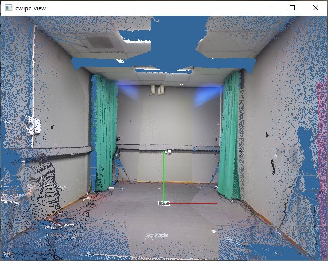 Captured point cloud from all cameras after coarse registration